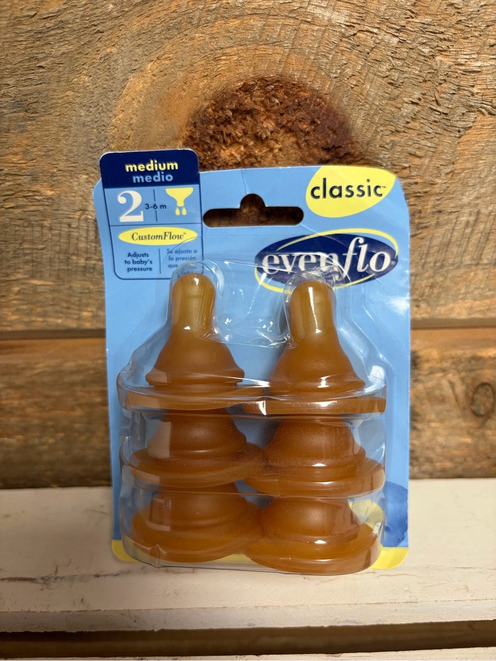 Vtg Evenflo 6 Pack Nipple Nursing Baby Infant Bottle Nipples Formula 2003 Size 2